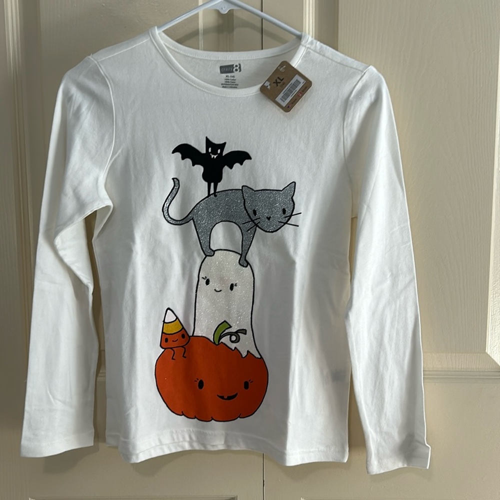 NWT Halloween long sleeve shirt size 14